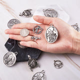 Alloy Pendant Dangle Charms Mixed Shapes Jewelry Making DIY Necklace 6pcs/set