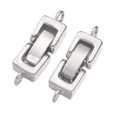 5 Sets Brass Fold Over Clasps Golden for DIY Jewelry Making