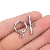5 Sets Stainless Steel OT Clasps Connectors for DIY Jewelry