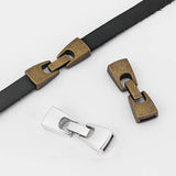 5 Tibetan Silver/Bronze Snap Clasp 5mm-10mm Leather for DIY Bracelet