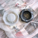 Resin Ashtray Mold Kit Round Square Heart Rhombus Shape Silicone Mold Casting