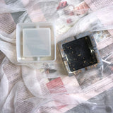 Resin Ashtray Mold Kit Square Heart Round Rhombus Shape Casting Molds