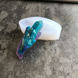Natural Druzy Stone Quartz Rock Cluster Resin Mold Jewelry Making