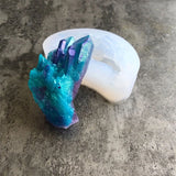Natural Druzy Stone Quartz Rock Cluster Resin Mold Jewelry Making