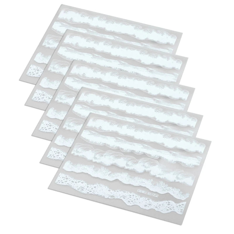 Wave Stickers Resin Painting Decorative Decal DIY Mold Filling Micro Landscape