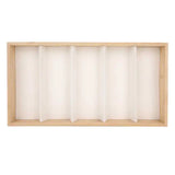 5 Slot Sunglasses Eyeglass Watch Display Box Organizer Storage Case