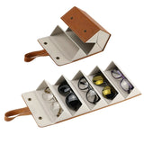 5-Slot Foldable Sunglasses Travel Case