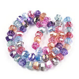 8mm Transparent Faceted Glass Beads Strands for DIY Jewelry Making