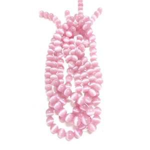 10mm 5 Strand Cat Eye Beads Set for DIY Jewelry Making