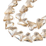 Colorful Heart Glass Beads Strands for Jewelry Making DIY Crafts
