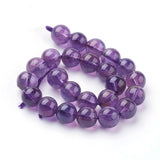 5 Strand Natural Amethyst Round Beads 4mm 6mm 8mm 10mm for Jewelry Making