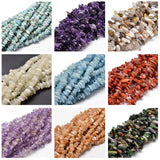 5 Strand Natural Chip Beads for DIY Jewelry Making 5~14x4~10mm