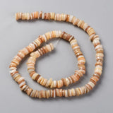 5 Strand Shell Flat Round Beads Mix DIY Jewelry Making