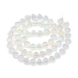5 Strand Purple Heart Flat Glass Spacer Beads for Jewelry Making DIY