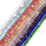 5 Strand Cat Eye Beads Star Heart Glass Beads - Summery Bracelet Necklace