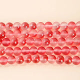 5 Strands/Lot Colorful Frost Golden Glass Beads 4-10mm Loose Spacer