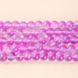5 Strands/Lot Colorful Frost Golden Glass Beads 4-10mm Loose Spacer
