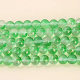 5 Strands/Lot Colorful Frost Golden Glass Beads 4-10mm Loose Spacer