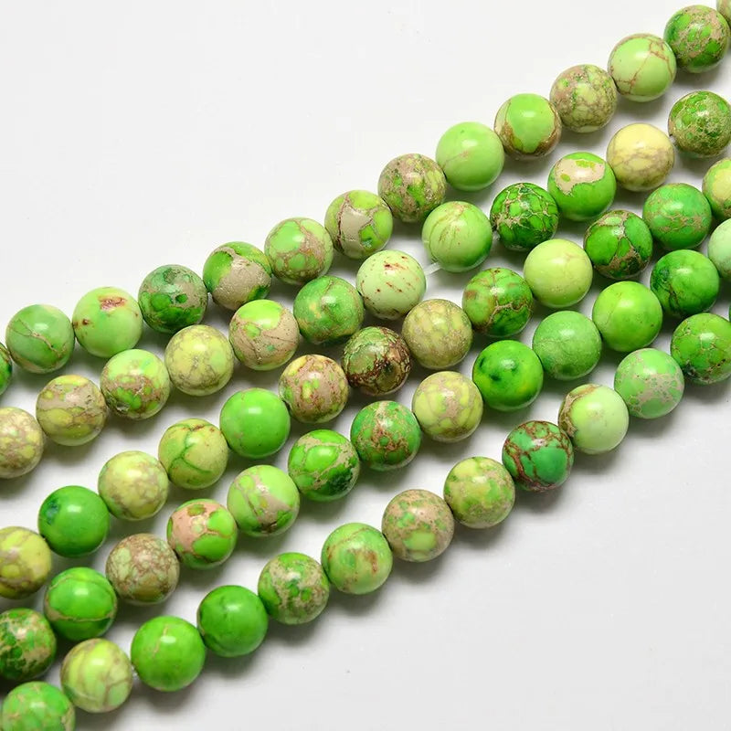 5 Strands Natural Stone Beads 6mm 8mm for Jewelry Making