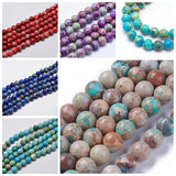 5 Strands Natural Stone Beads 6mm 8mm for Jewelry Making