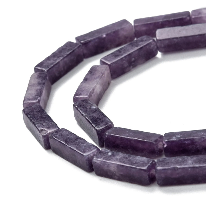 Rhodonite Cuboid Natural Stone Beads for Jewelry Making 13~14x4~4.5x4mm