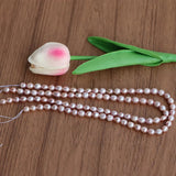 (5 Strands/lot)7-8mm Natural Freshwater Pearl Oval Rice Shape