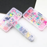 5 Style Cartoon Polymer Clay Beads Kits for DIY Jewelry Making