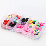 5 Style Cartoon Polymer Clay Beads Kits for DIY Jewelry Making