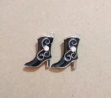 Cowboy Boots Pendant 21x15mm Charm Necklace & Bracelets Jewelry 20pcs