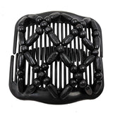 Wooden Bead Double Row Hair Insert Comb Hair Clip Hair Accessories