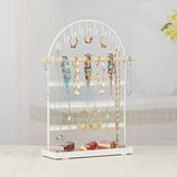Wooden Tray 5 Tier Necklace Holder Earring Organizer