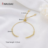 Adjustable Chain for DIY Bracelet, Gold-Plated Bracelets Chain