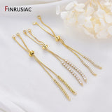 Adjustable Chain for DIY Bracelet, Gold-Plated Bracelets Chain