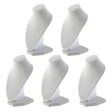 Velvet Necklace Bust Display Organizer Jewelry Stand Rack