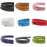 5 Yards 10mm Flat Leather Cord Real Leather Watchband Bracelet Making