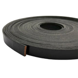 5 Yards 10mm Flat Leather Cord Bracelet Making Key Ring Handband Strap