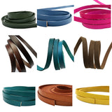 5 Yards 10mm Flat Leather Cord Real Leather Watchband Bracelet Making