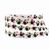 5 Yards 16mm Colorful Leopard Print Fold Over Elastic Bands DIY Crafts Hair Tie