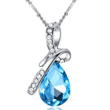 Champagne Citrine Amethyst Crystal Pendant Necklace