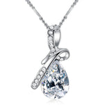 Champagne Citrine Amethyst Crystal Pendant Necklace