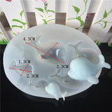 Dolphin Liquid Silicone Mold for DIY Resin Jewelry Pendant