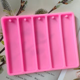 5-in-1 Silicone Mold for Bookmark Epoxy Resin Crafting