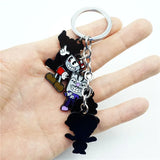 Cuphead Keychain Set - Cartoon Characters Alloy Metal Keyring - Cosplay Gift