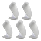Velvet Necklace Bust Jewelry Stand Rack