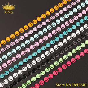5m Smiling Face Chain, High Metal Beads, DIY Bracelet Necklace