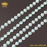 5m Smiling Face Chain, High Metal Beads, DIY Bracelet Necklace