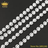 5m Smiling Face Chain, High Metal Beads, DIY Bracelet Necklace