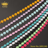 5m Smiling Face Chain, High Metal Beads, DIY Bracelet Necklace