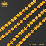 5m Smiling Face Chain, High Metal Beads, DIY Bracelet Necklace