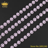 5m Smiling Face Chain, High Metal Beads, DIY Bracelet Necklace